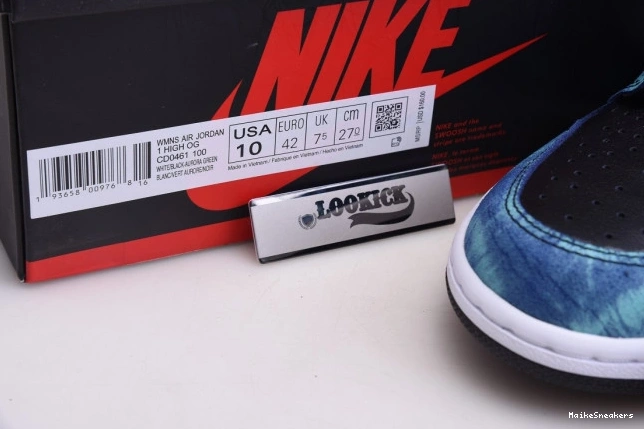 MaikeSneakers Air Jordan 1 High OG Tie-Dye CD0461-100 0702